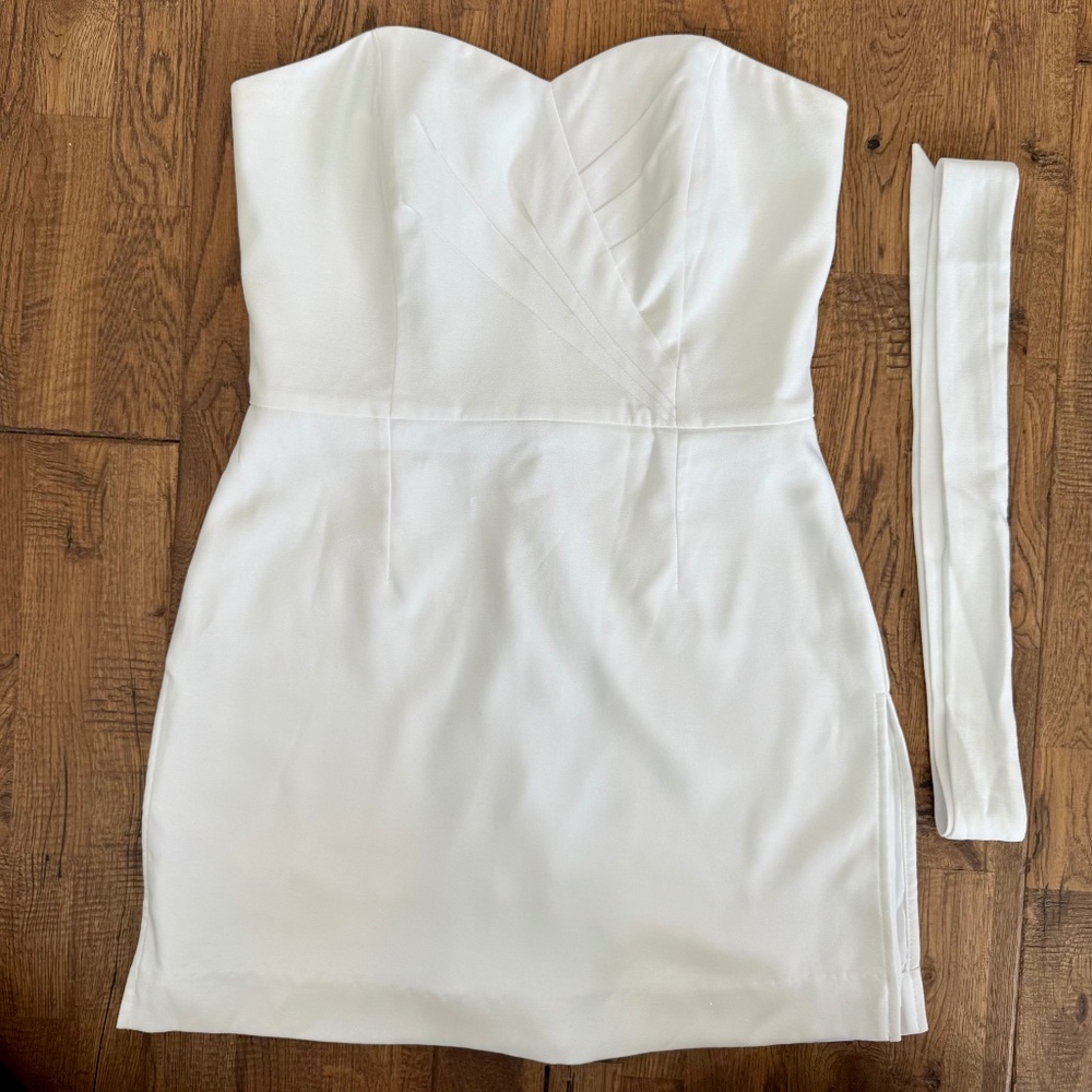 Lilly Pulitzer Strapless White Mini Dress Romper